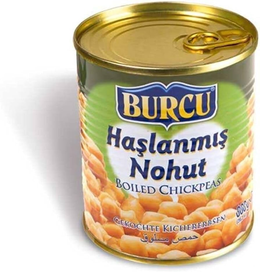 Burcu vārīti aunazirņi, 800g