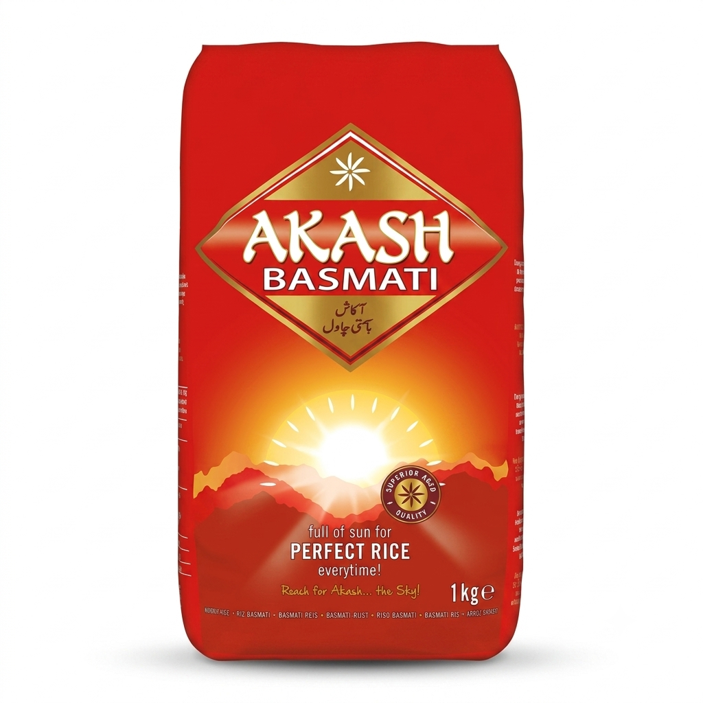 Basmati rīsi, Akash, 1kg
