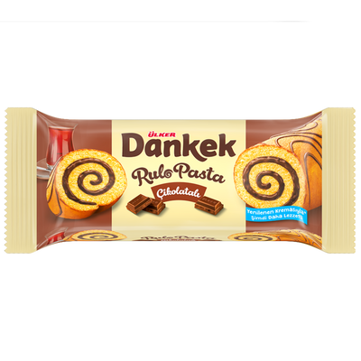 Biskvīta rulete ar tumšās šokolādes krēmu, DANKEK, Ulker, 235g