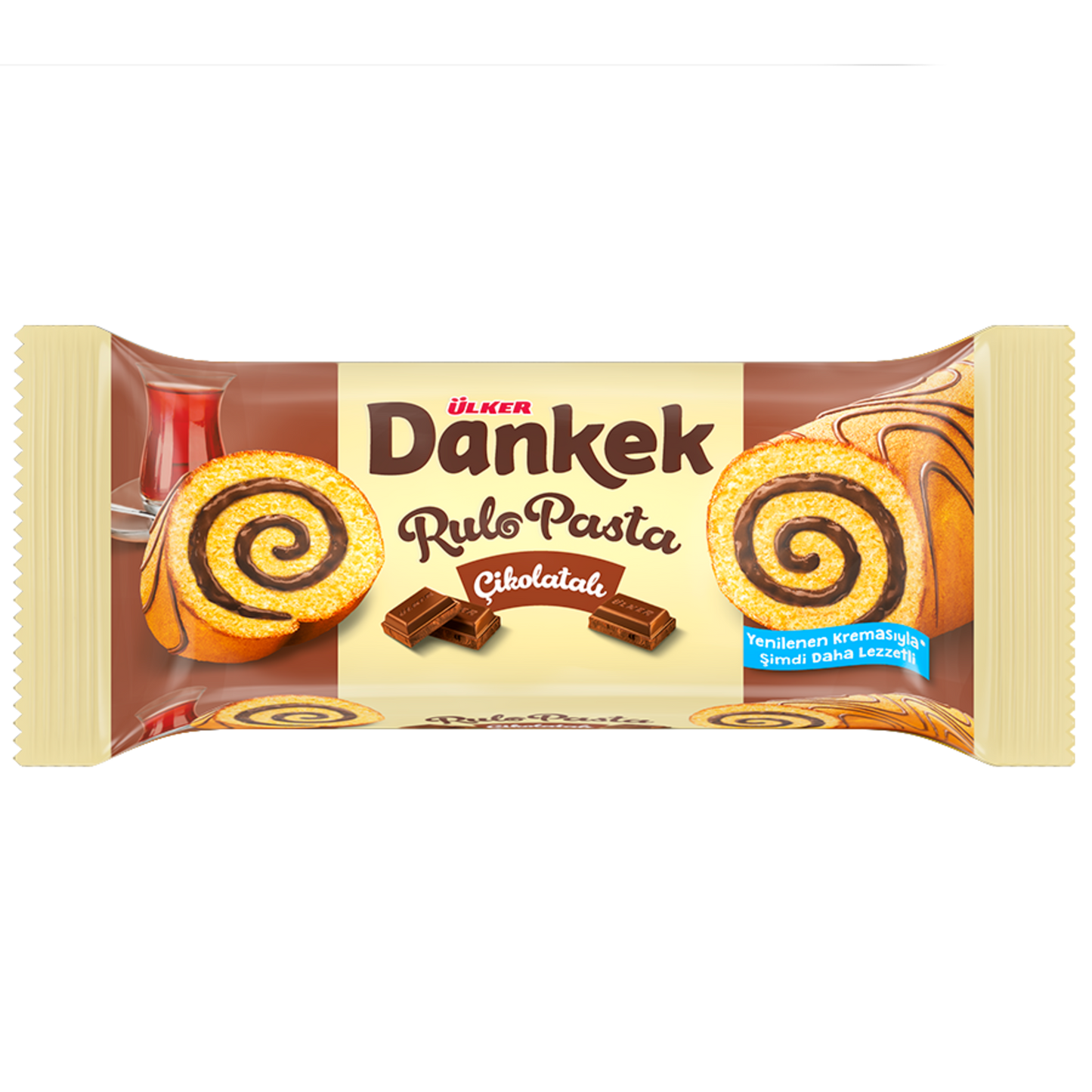 Biskvīta rulete ar tumšās šokolādes krēmu, DANKEK, Ulker, 235g