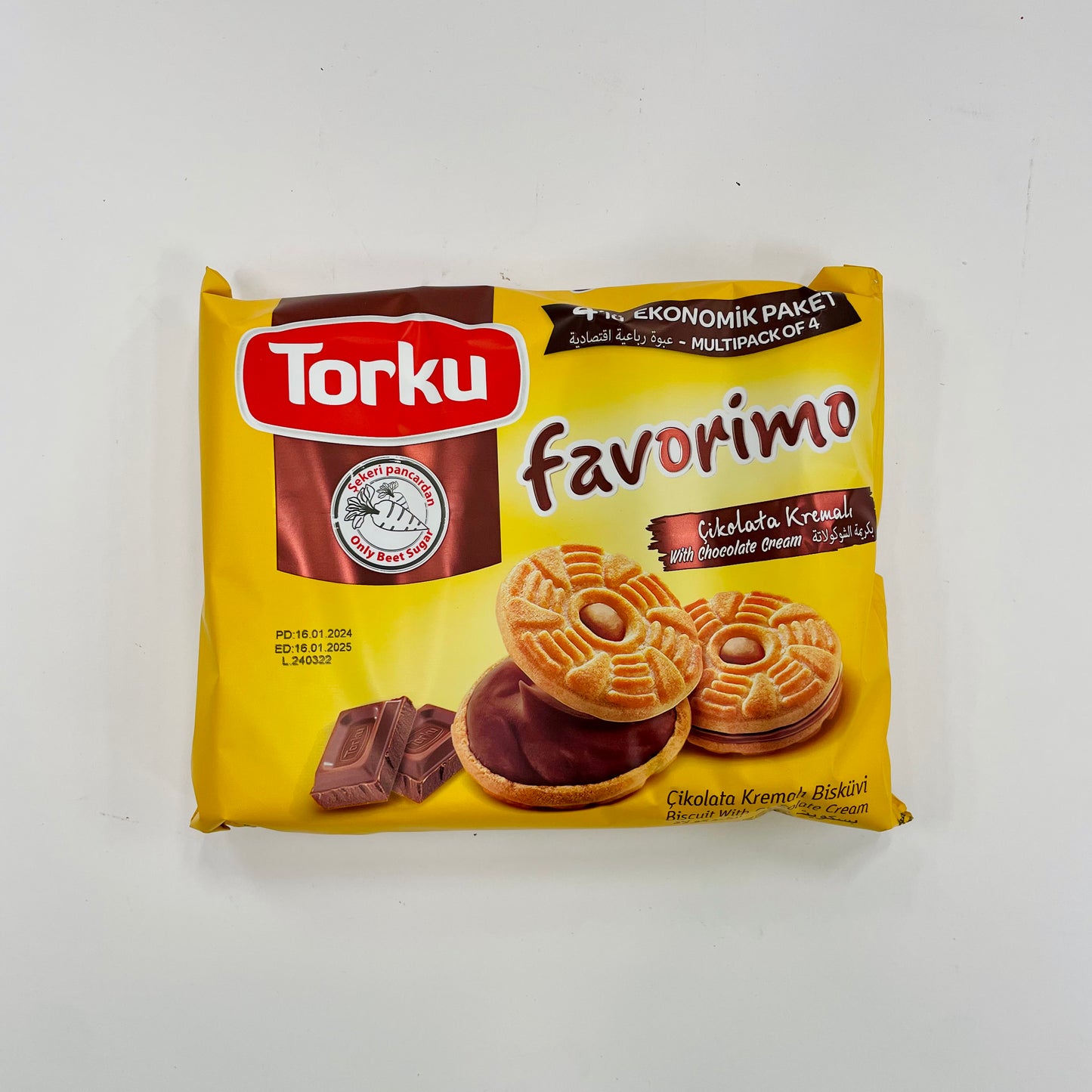 Torku cepumi Favorimo šokolādes, 244g