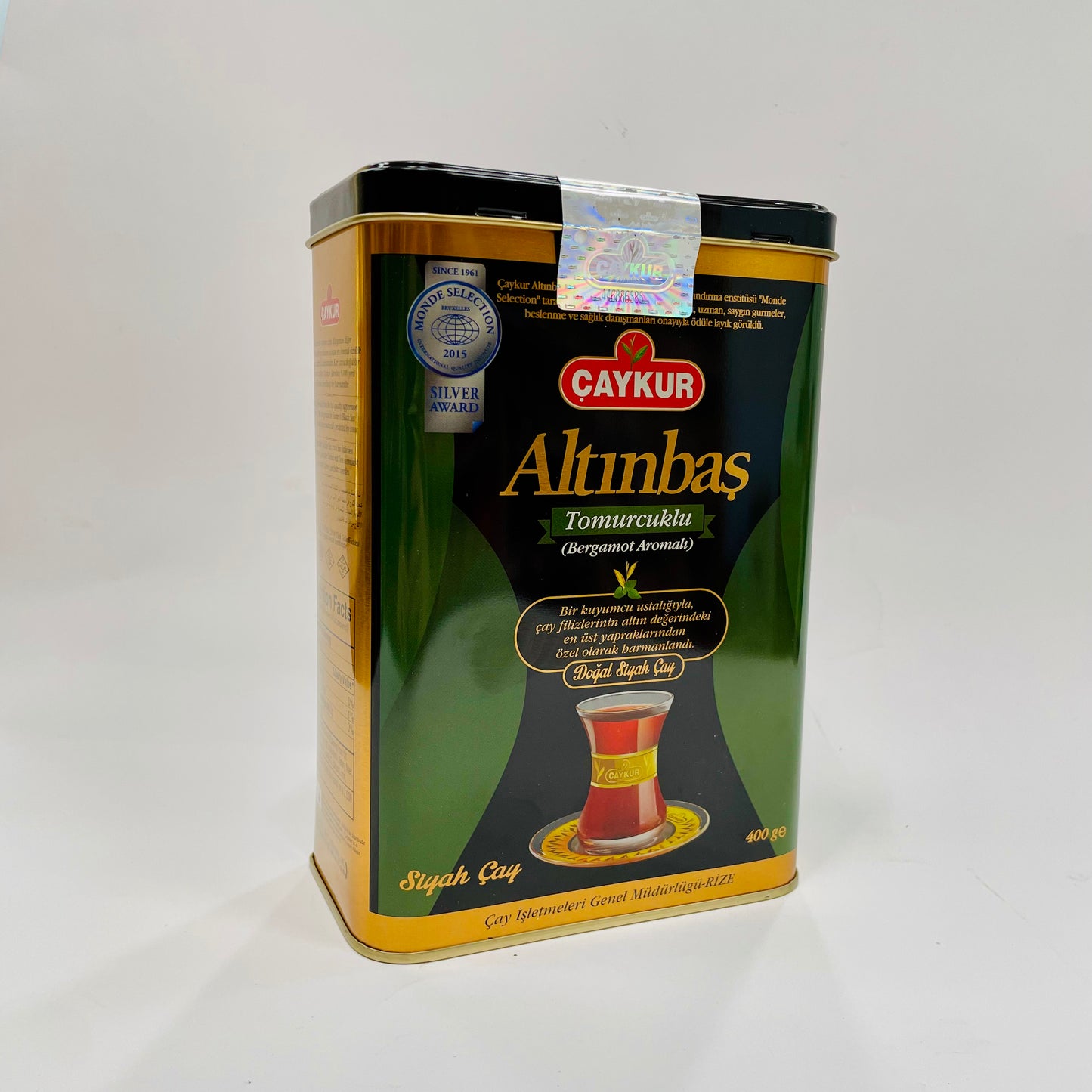 Caykur altinbas juodoji arbata su bergamote, metalinėje dėžutėje, 400g