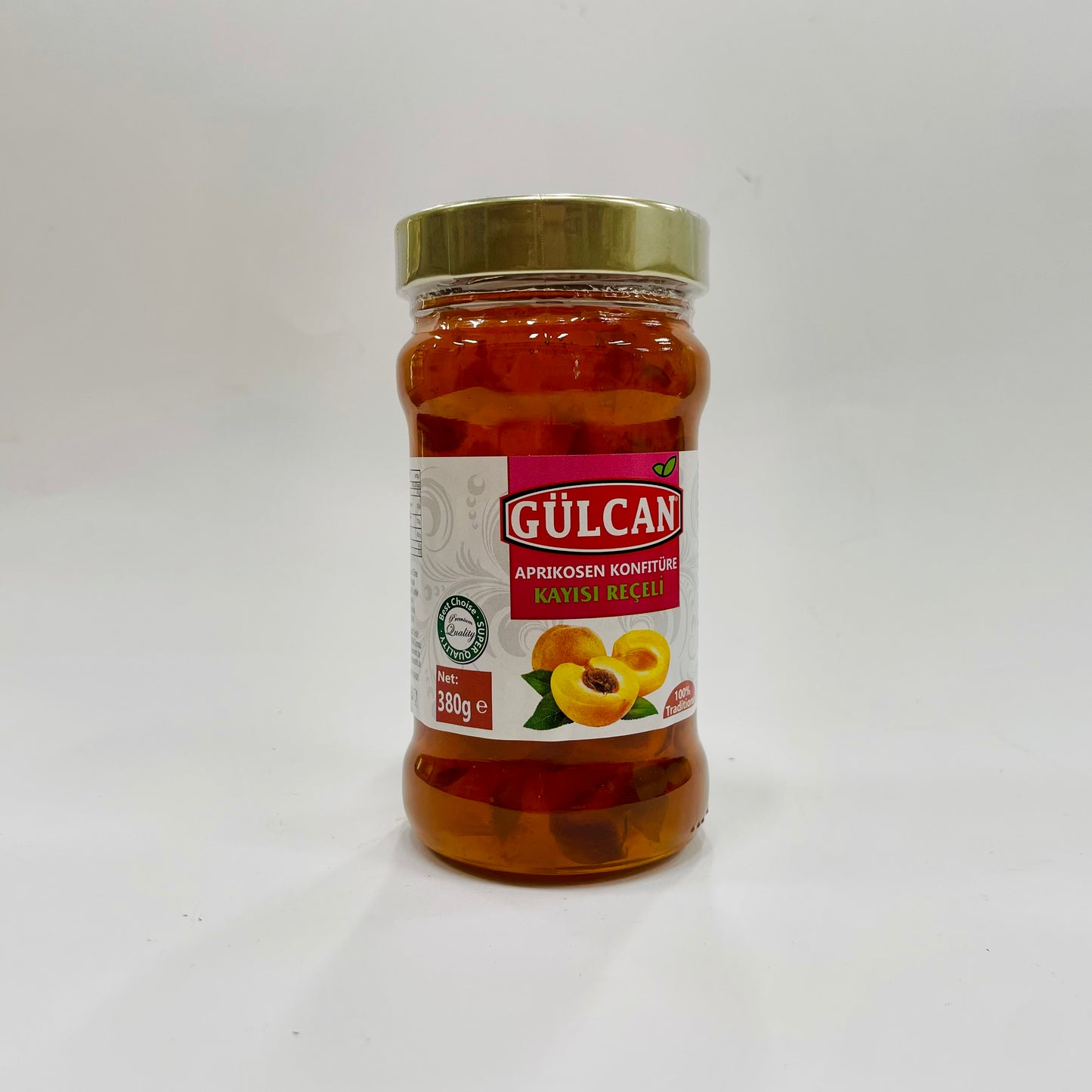 Gulcan aprikožu ievārījums, 380g