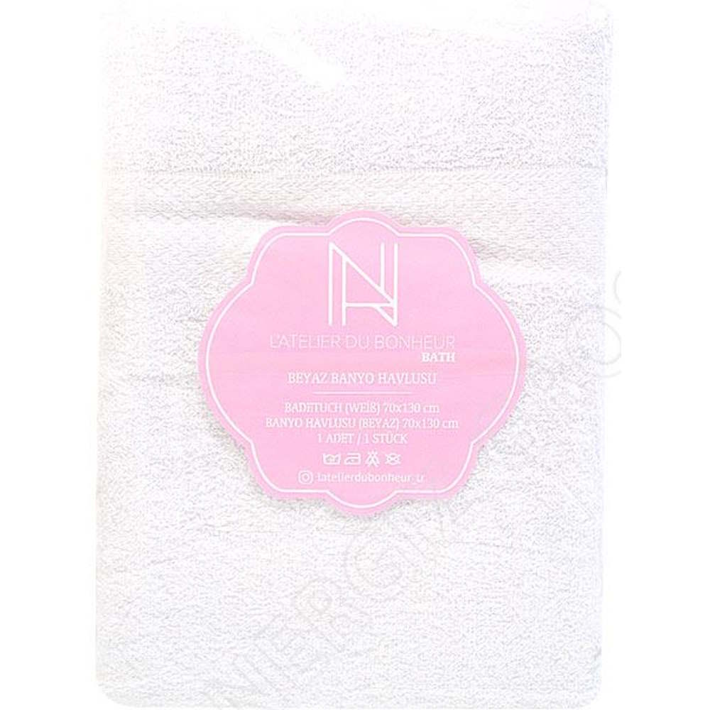 Latelier Banyo havlusu, beyaz, hamam 70x130 cm
