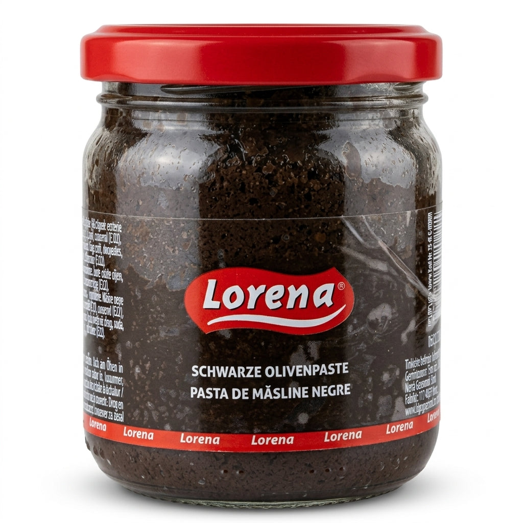 Melno olīvu pasta, LORENA, Siyah Zeytin Ezmesi, 180g