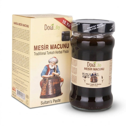 Osmaņu veselības un afrodiziaka pasta / Sultāna pasta, Dora Life Manisa Mesir Macun, 400g