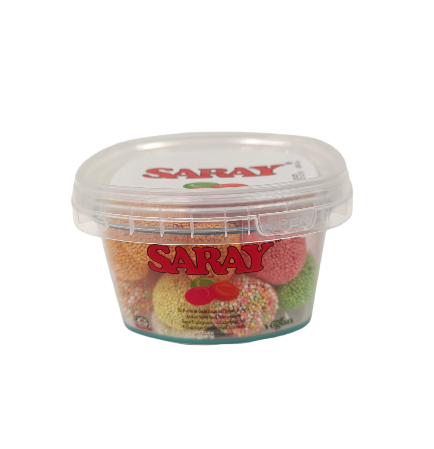 Saray miksētais augļu želejkonfektes vegan 200g Halal