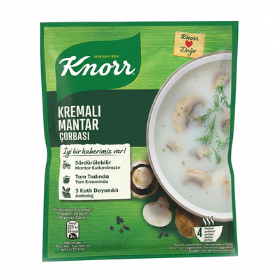 Sēņu krēmzupa, Kremalı Mantar Çorbası, Knorr, 63g