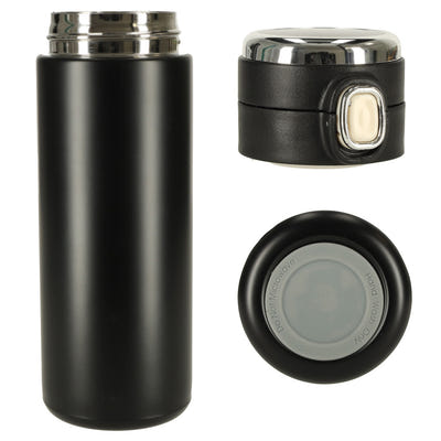 Termoss ar iemuti un LED displeju, melna, 350ml