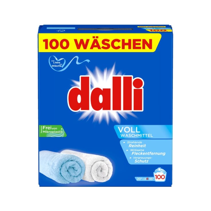 Veļas pulveris baltiem audumiem, Dalli voll, 6 kg