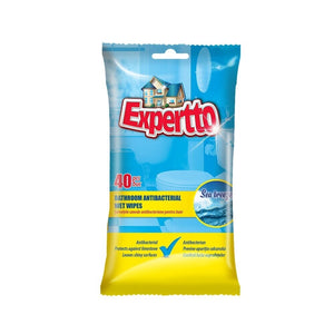 Antibakterinės drėgnos servetėlės, EXPERTTO, 40 vnt.