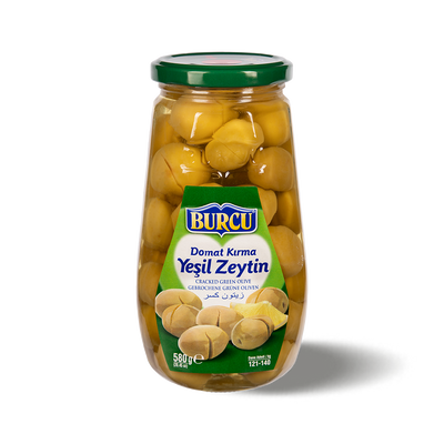 Burcu pjaustytos žaliosios alyvuogės 580g