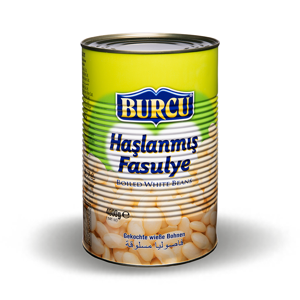 Burcu haşlanmış beyaz fasulye, 400g