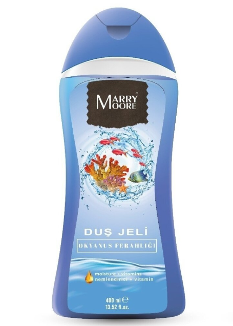 Dušas želeja, "Okeāna svaigums", Mary Moore, 400ml