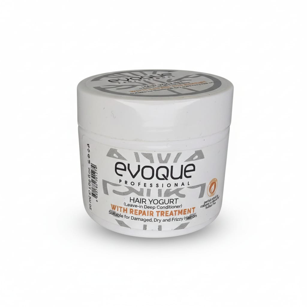 EVOQUE PROFESSIONAL JOGURTA MASKA MATIEM, dziļi iesūcoša jogurta maska matiem, ceļojumu izmērs, 50ml