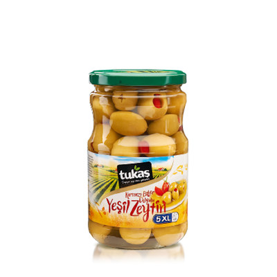Tukaş pildītas zaļās olīvas 700g