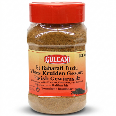 Gaļas garšvielu maisījums ar sāli, Gülcan Baharat, 200g