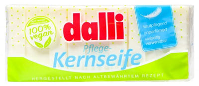 Ķermeņa kopšanas ziepes 100% Vegānas, DALLI, 3x100 g