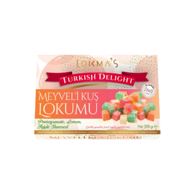 Lokmos mini mišri vaisių lokumas 300g