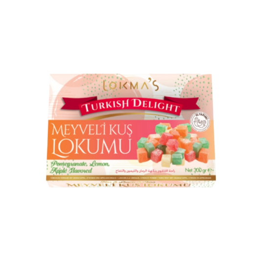 Lokma's mini miksētais augļu lukums 300g