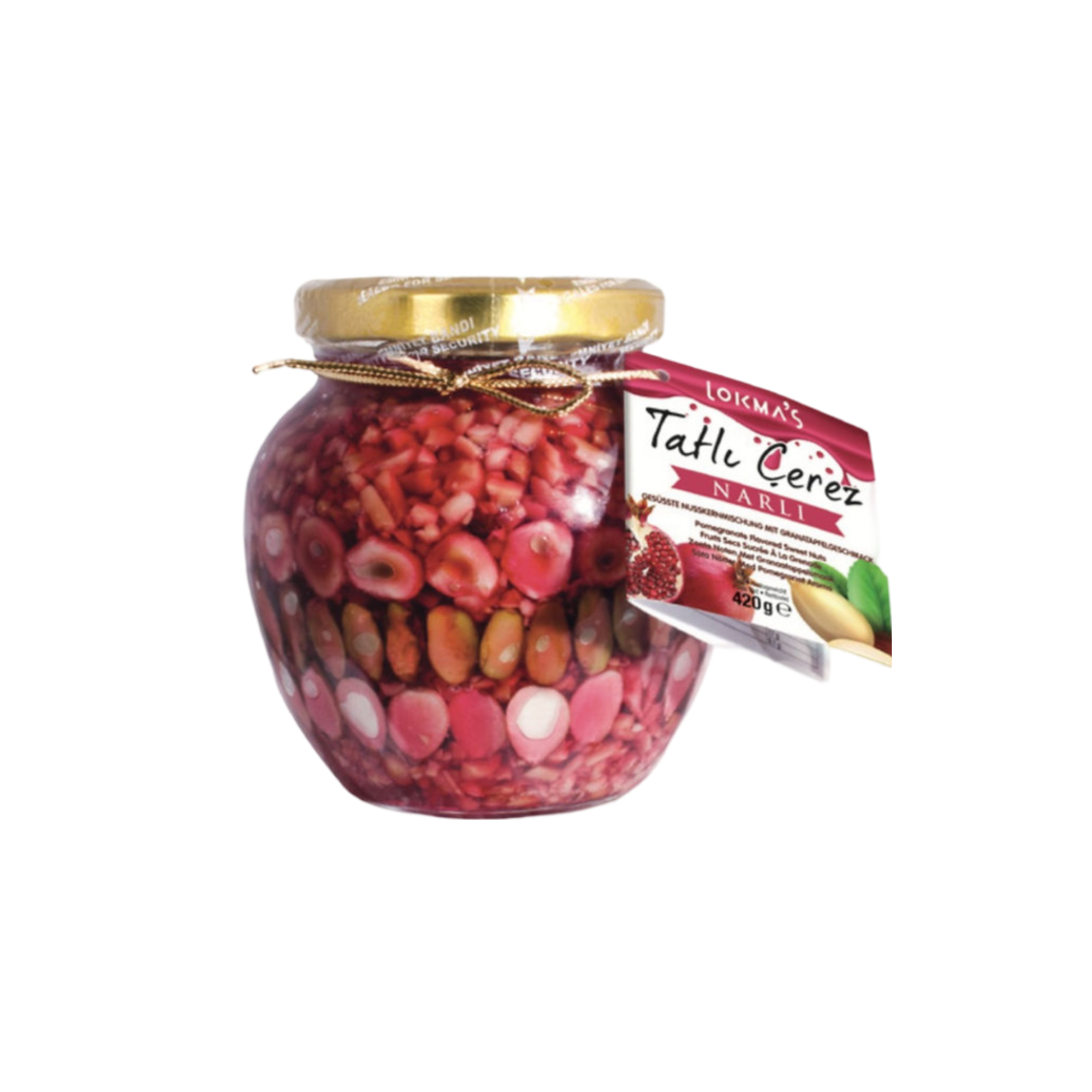 Lokma's rieksti granātābolu sīrupā 420g