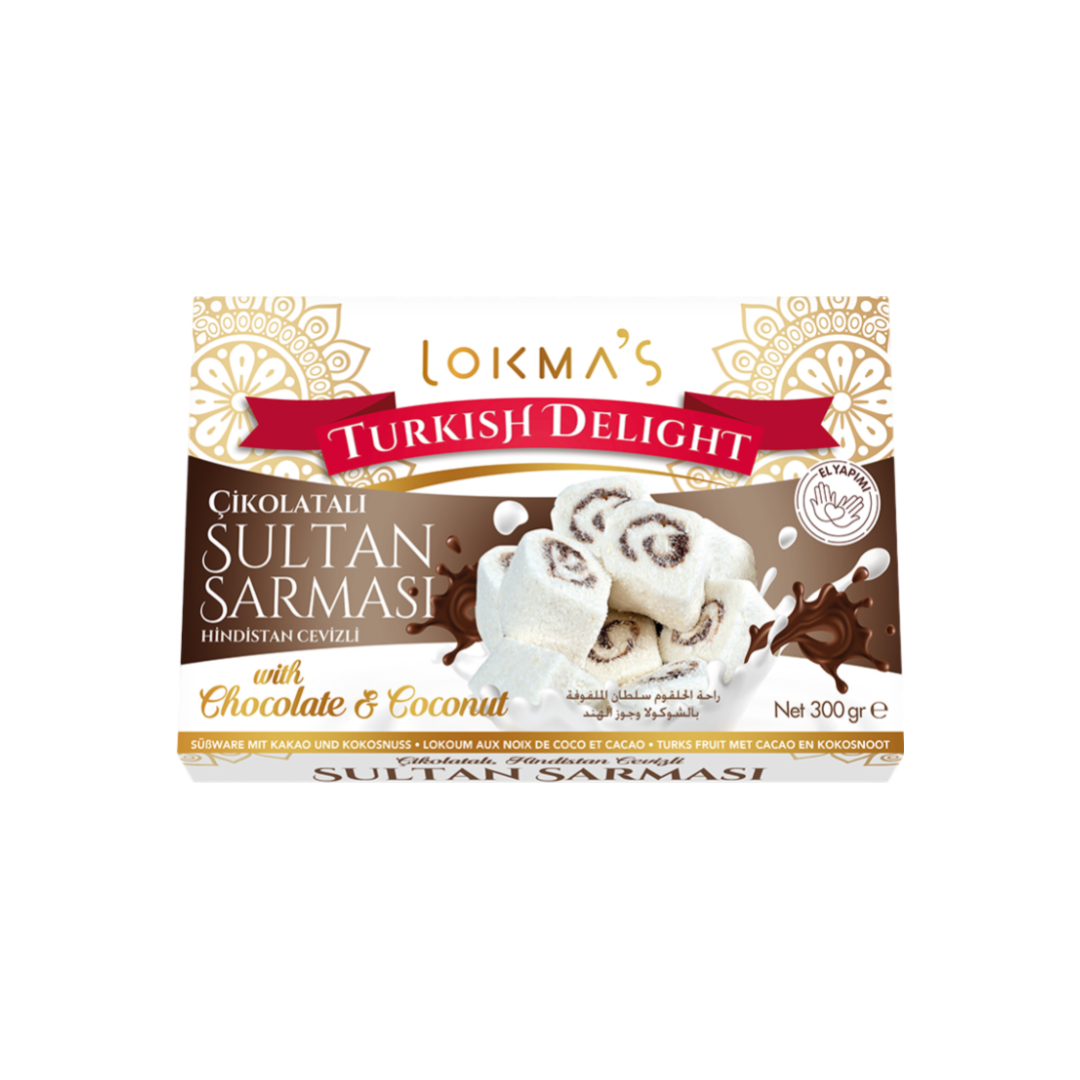 Lokma's sultan lukums ar šokolādi 300g