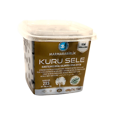 Marmarabirlik juodosios alyvuogės džiovintos natūraliame sūryme 2x 400g