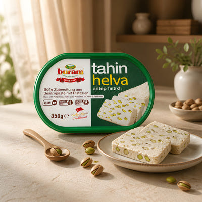 Buram Halva ar pistācijām 350g