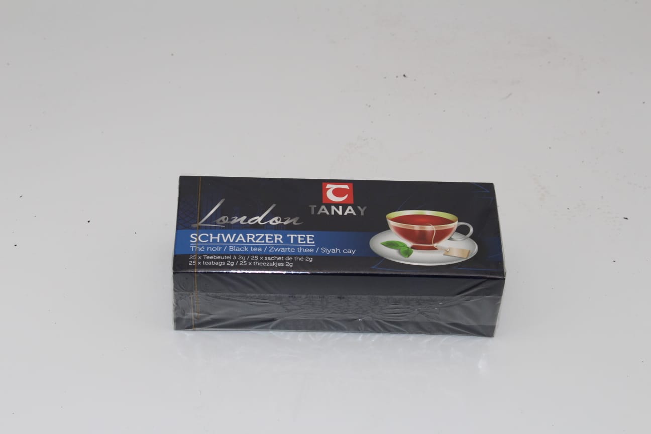 Tanay London juodoji arbata, 25x2g