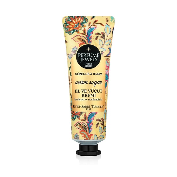 Perfume Jewels Warm Sugar krēms rokām un Ķermenim 50 ml