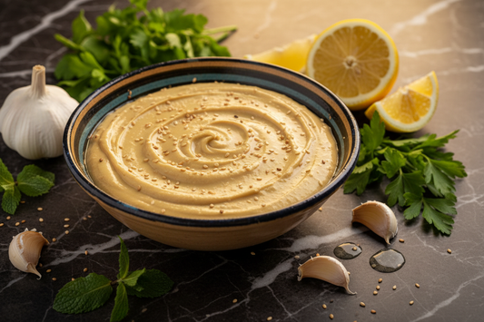 Tahini bļodā 