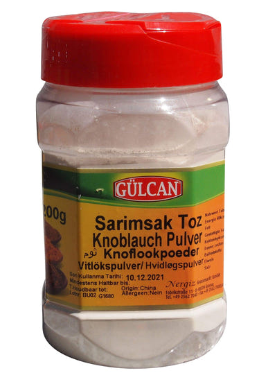Gulcan ķiploku pulveris garšviela, 200g