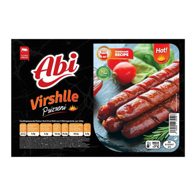 Abi jautienos dešrelės, aštrios, Halal 500g Galiojimo terminas 02.11.2024