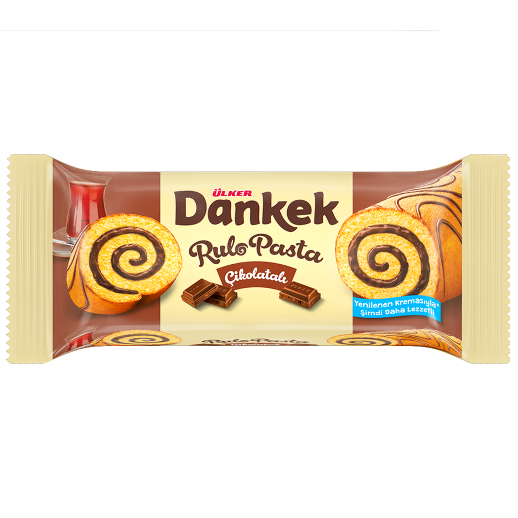 Biskvīta rulete ar tumšās šokolādes krēmu, DANKEK, Ulker, 235g 