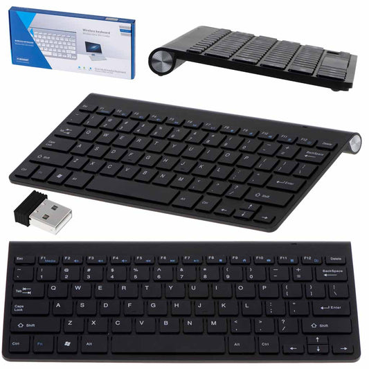Smart TV bezvadu klaviatūra, melna