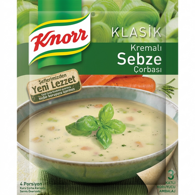 Dārzeņu zupa, Sebze Çorbası, Knorr, 65g