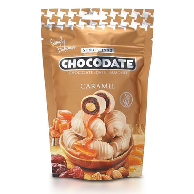 Dateles šokolādē ar karameli, Chocodate, 90g