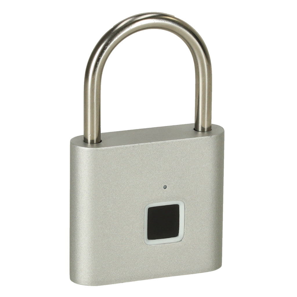 Viedā elektroniskā piekaramā slēdzene ar pirkstu nospiedumu lasītāju (IP56 / USB)
