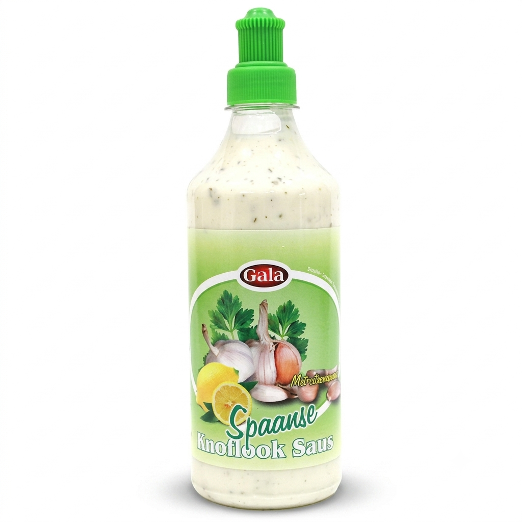 Ķiploku majonēze ar citronu, Gala, 525g