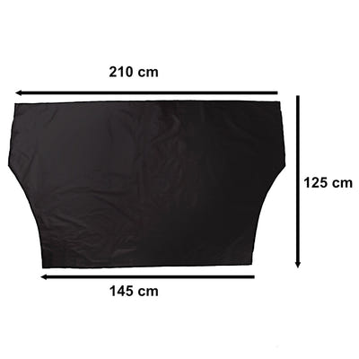 Magnētiskais automašīnas priekšējā stikla saules sargs, 125x210cm 