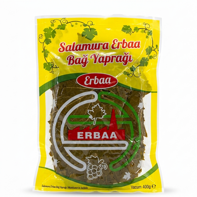 Marinētas Vīnogu Lapas Vakuumā, Erbaa Yaprak, 400g
