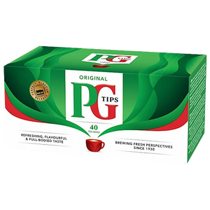 PG Tips Original melnā tēja, tējas maisiņi, (40 gab, 116g)
