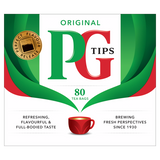 PG Tips Orijinal siyah çay, poşet çay, (80 adet, 232g)