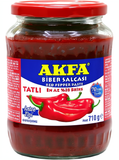 Paprikas pasta, saldā, AKFA, 710g