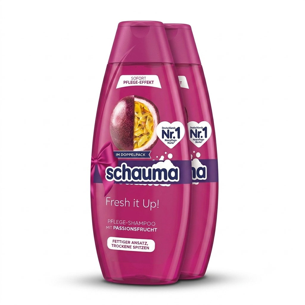Pasifloras Šampūns, Fresh It Up, Schauma, 2x400ml | Dubultpaka 