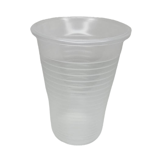 Plastmasas glāzes ar iedaļām, 250ml, caurspīdīgas, 25 gab.