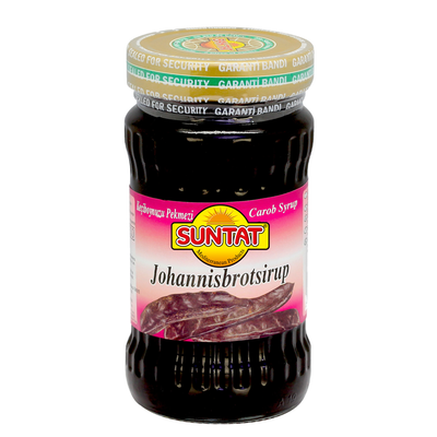Jāņmaizītes koka - ceratoniju pekmezi, cam kavanoz, Suntat 390g