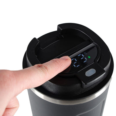 Viedā ceļojumu termokrūze ar LED displeju, melna, 500ml 