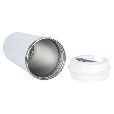Viedā ceļojumu termokrūze ar LED displeju, balta, 500ml 