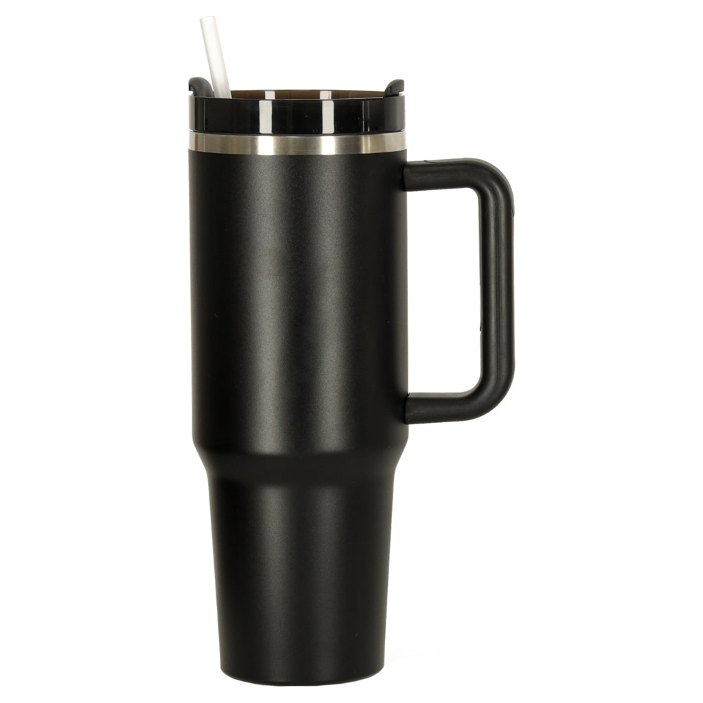 Termokrūze ar rokturi, melna, 1200ml 